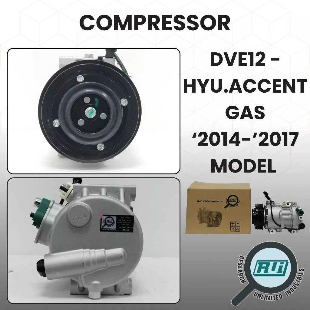 HYUNDAI ACCENT GAS CLUTCHLESS '14-'17 (RUI BRAND) TAIWAN